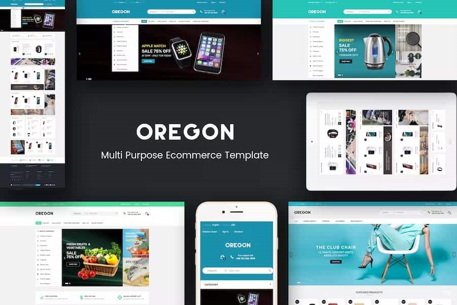 OREGON – RESPONSIVE PRESTASHOP THEME